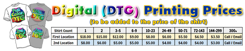 Dtg printing prices Clearance
