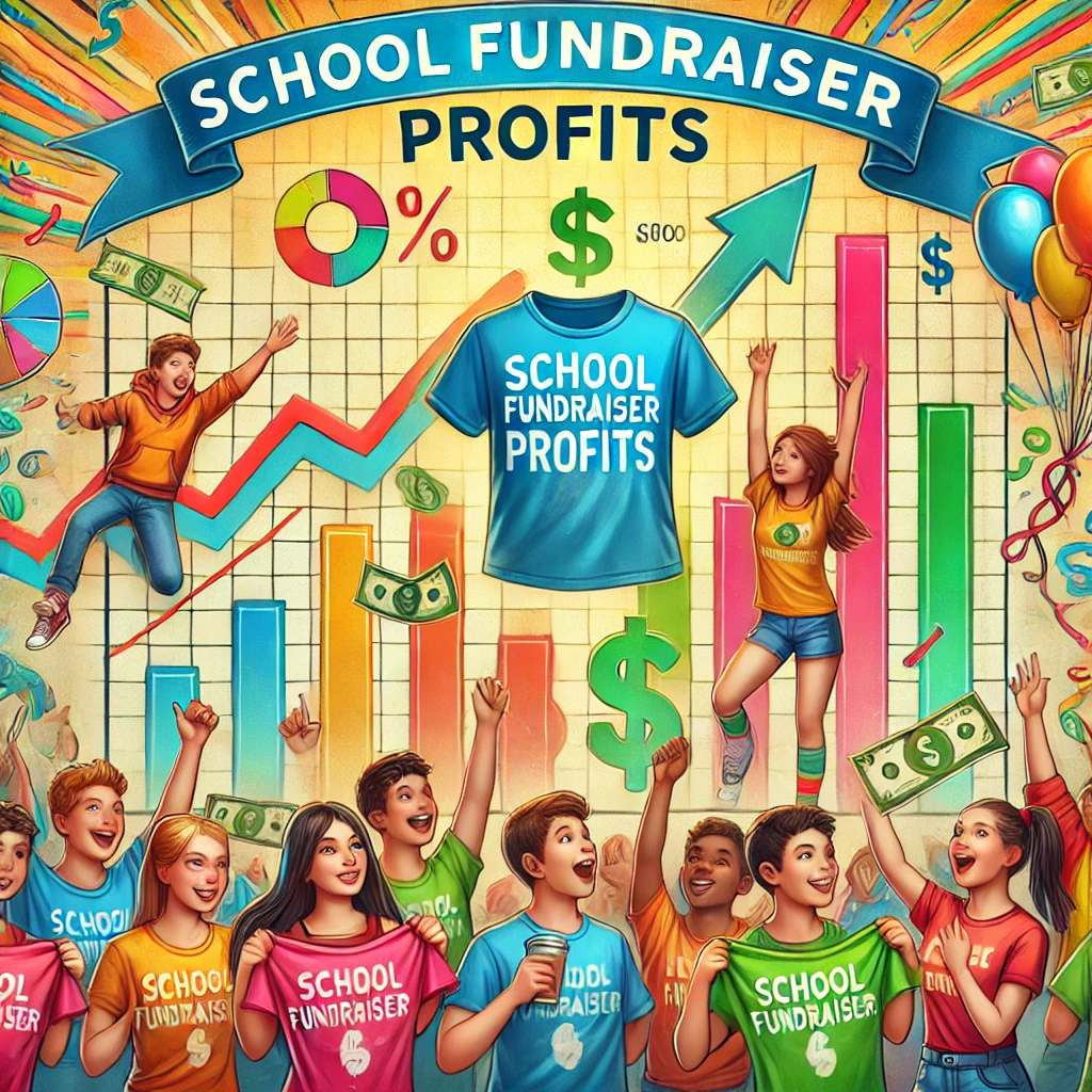 School Fundraising with bulk t-shirts