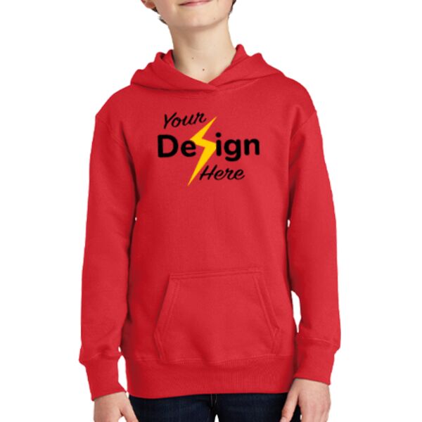 Youth Fan Favorite Fleece Pullover Hooded Sweatshirt Thumbnail