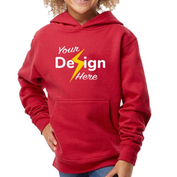 Youth Midweight Hooded Sweatshirt Thumbnail