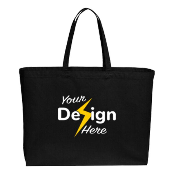 Cotton Canvas Jumbo Tote Thumbnail