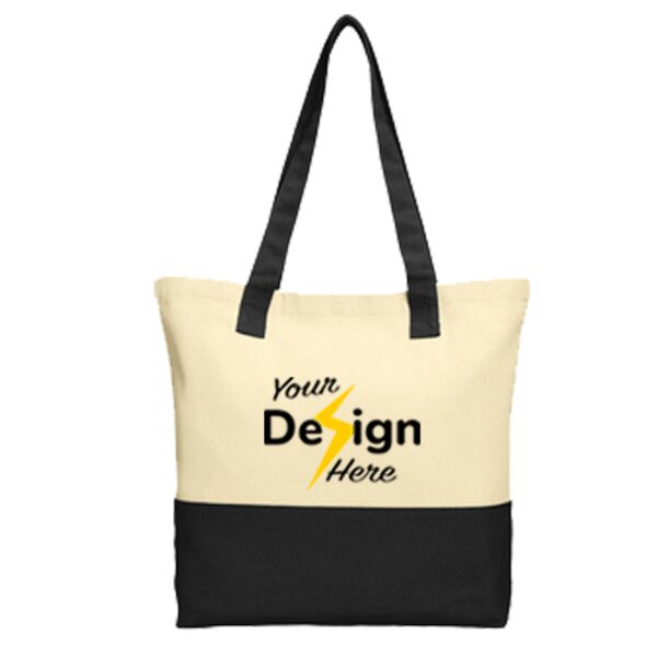 Colorblock Cotton Tote Thumbnail