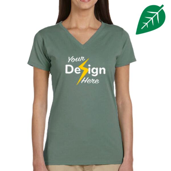 Ladies' Classic V-Neck T-Shirt Thumbnail