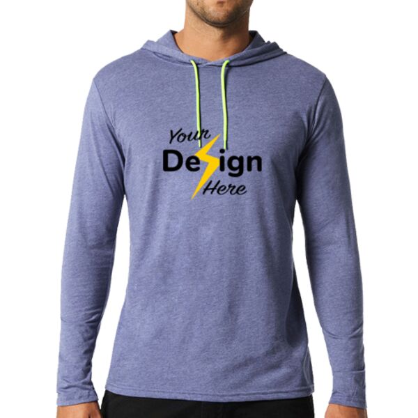 Softstyle® Lightweight Hooded Long Sleeve T-Shirt Thumbnail