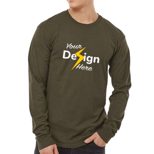 Unisex Heavyweight Jersey Long Sleeve T-Shirt Thumbnail
