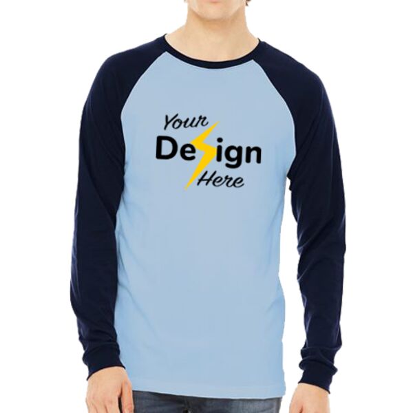 Long Sleeve Jersey Baseball Tee Thumbnail