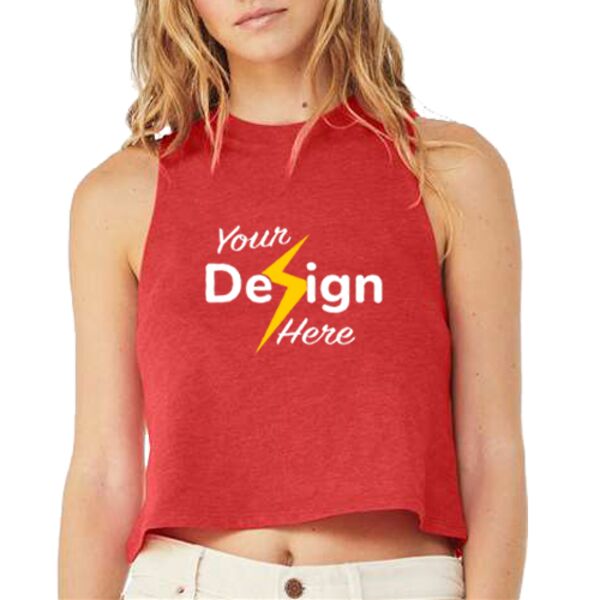 Women's Racerback Crop Tank Thumbnail