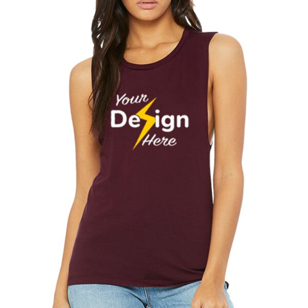 Women's Flowy Scoop Muscle Tank Thumbnail