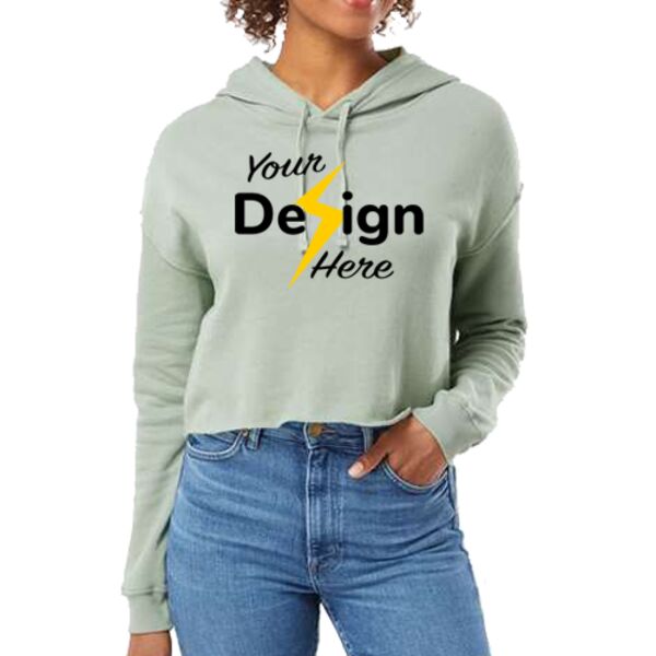 Women’s Lightweight Crop Hooded Sweatshirt Thumbnail