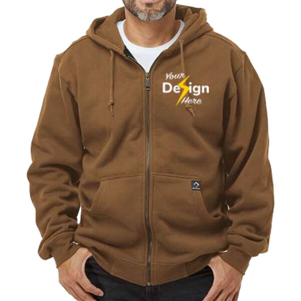 Crossfire Heavyweight Power Fleece Hooded Jacket with Thermal Lining Thumbnail