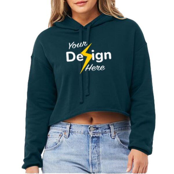 Women's Crop Fleece Hoodie Thumbnail