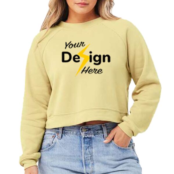 Women's Raglan Pullover Fleece Thumbnail