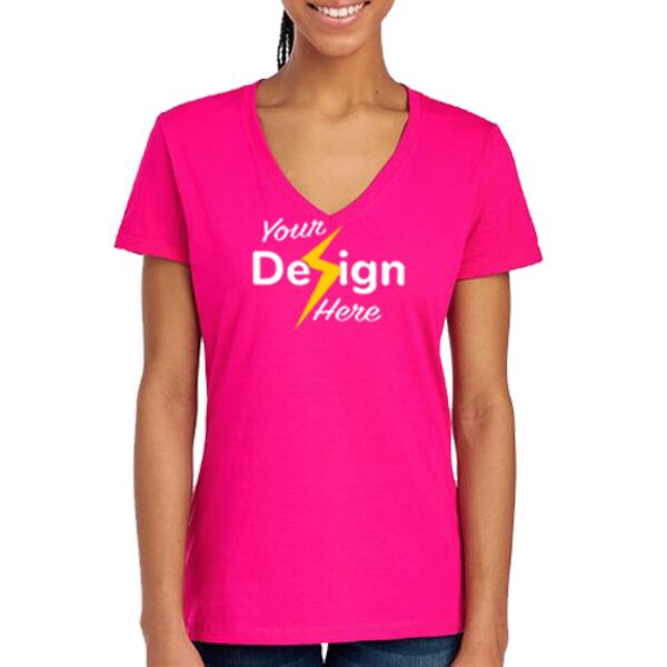HD Cotton Women's V-Neck T-Shirt Thumbnail