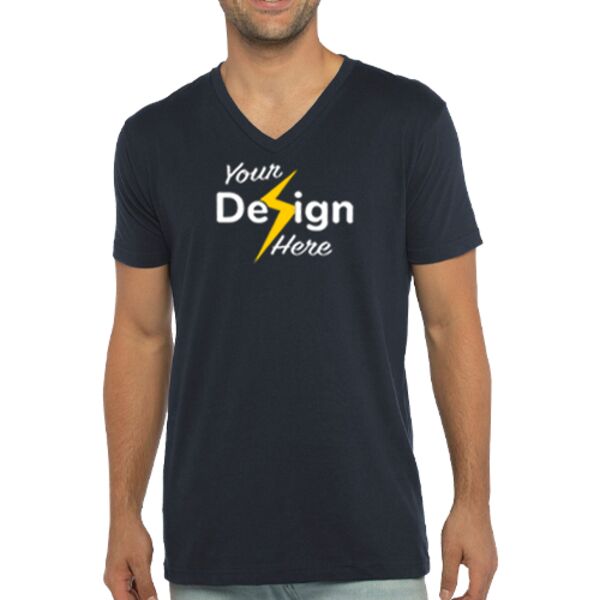 Unisex Sueded V-Neck T-Shirt Thumbnail