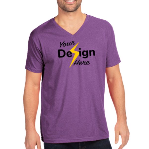 Unisex CVC V-Neck T-Shirt Thumbnail