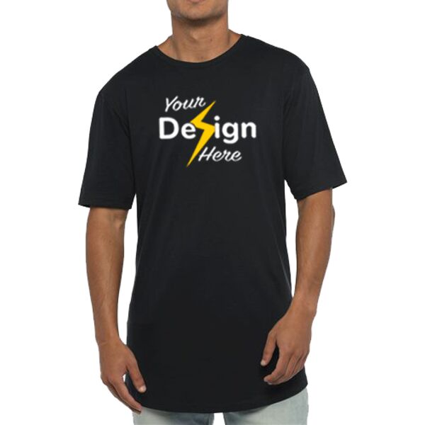 Unisex Cotton Long Body T-Shirt Thumbnail