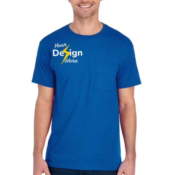 HD Cotton T-Shirt with a Pocket Thumbnail