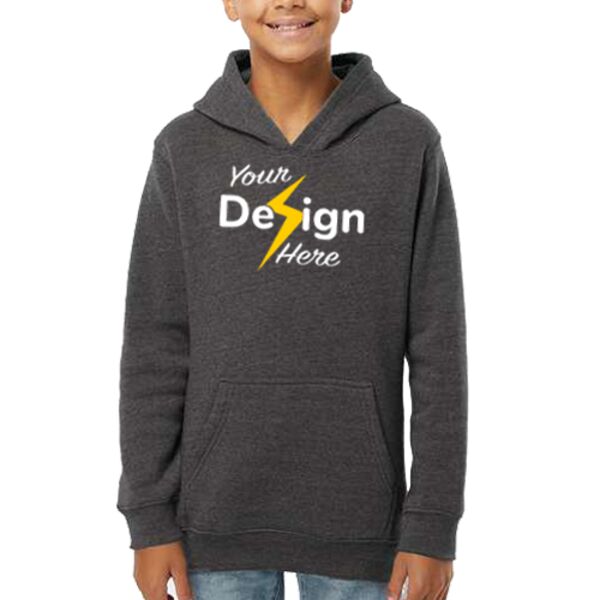 Youth Triblend Fleece Hooded Sweatshirt Thumbnail