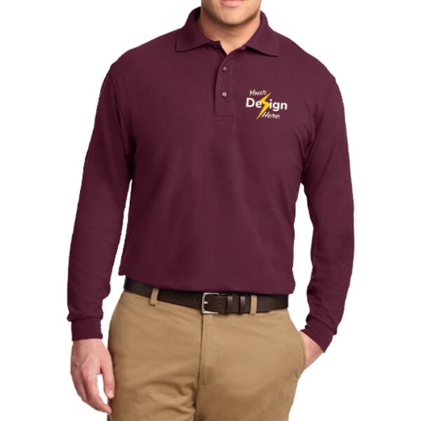 Silk Touch Long Sleeve Polo Thumbnail