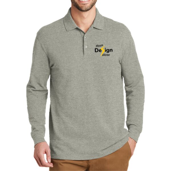 EZCotton ® Long Sleeve Polo Thumbnail