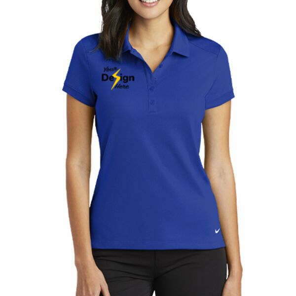 Ladies Dri FIT Solid Icon Pique Modern Fit Polo Thumbnail