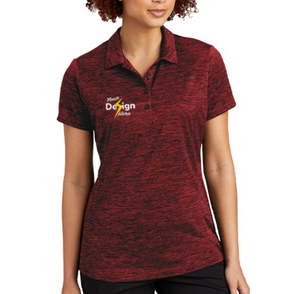 Ladies PosiCharge ® Electric Heather Polo Thumbnail