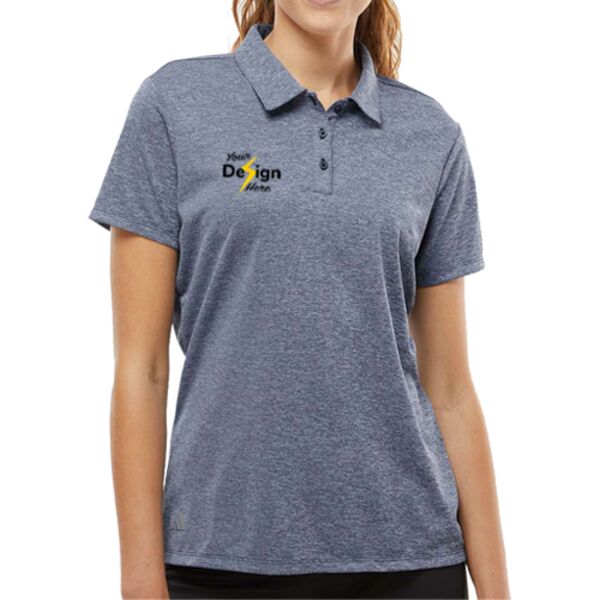 Women's Heathered Polo Thumbnail