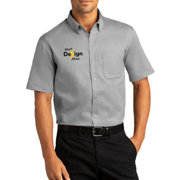 Short Sleeve SuperPro React Twill Shirt Thumbnail