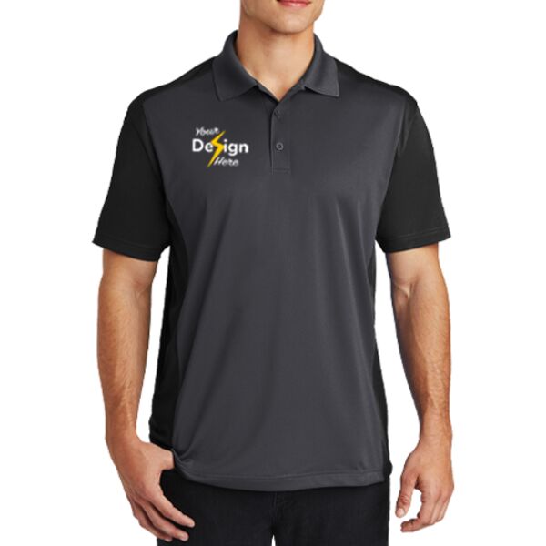 Colorblock Micropique Sport Wick ® Polo Thumbnail