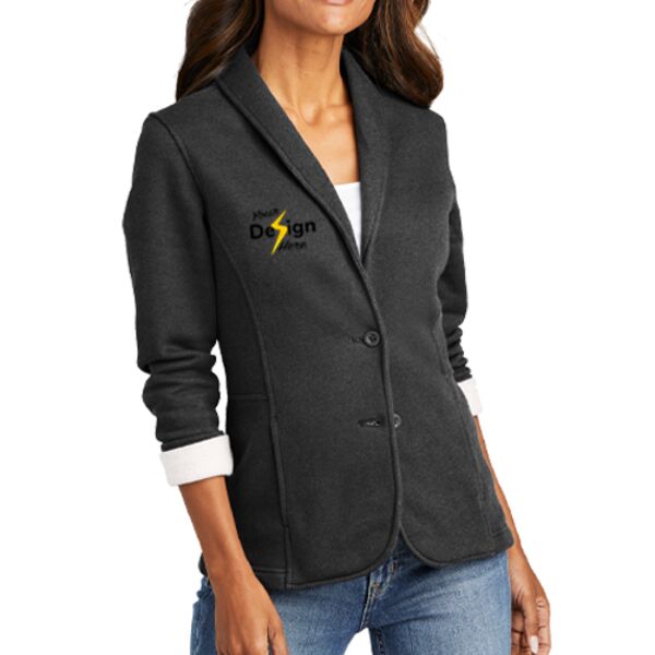 Ladies Fleece Blazer Thumbnail