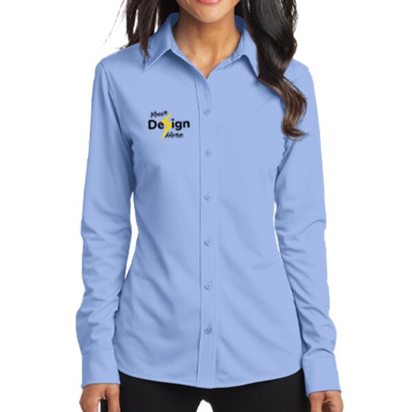 Ladies Dimension Knit Dress Shirt Thumbnail