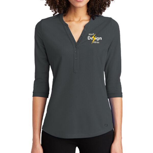 Ladies Jewel Henley Thumbnail