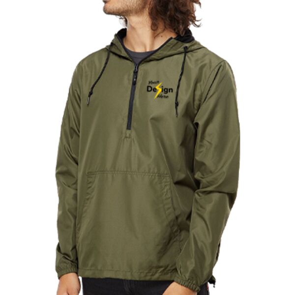 Lightweight Quarter-Zip Windbreaker Pullover Jacket Thumbnail