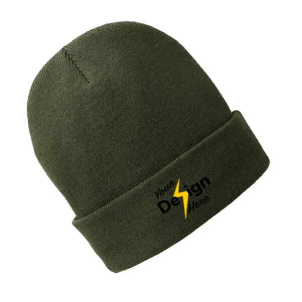 Fleece Lined Knit Cap Thumbnail
