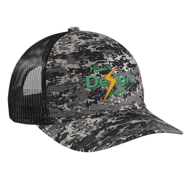 Digi Camo Snapback Trucker Cap Thumbnail