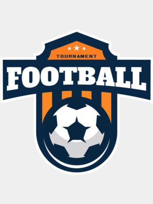 Football Tournament logo template
