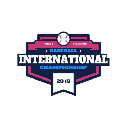 Baseball International Championship logo template Thumbnail