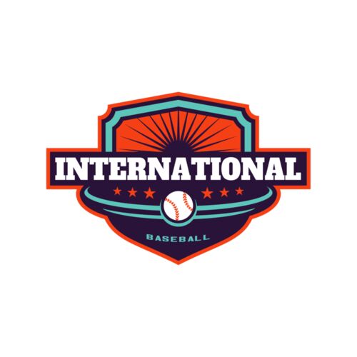 International Baseball logo template Thumbnail