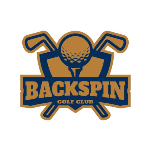 Backspin Golf Club logo template Thumbnail