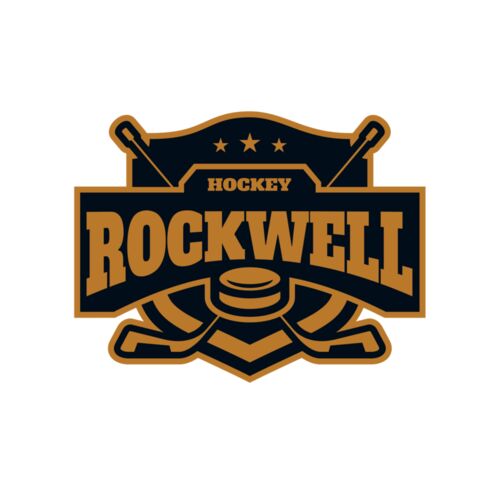 Rockwell Hockey logo template Thumbnail
