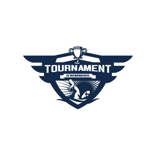 Swimming Tournament logo template 04 Thumbnail