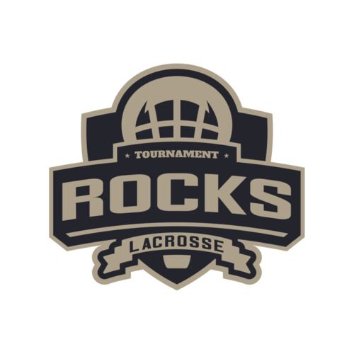 Rocks Tournament Lacrosse Logo Template Thumbnail