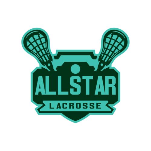 All stars Lacrosse Logo Template Thumbnail