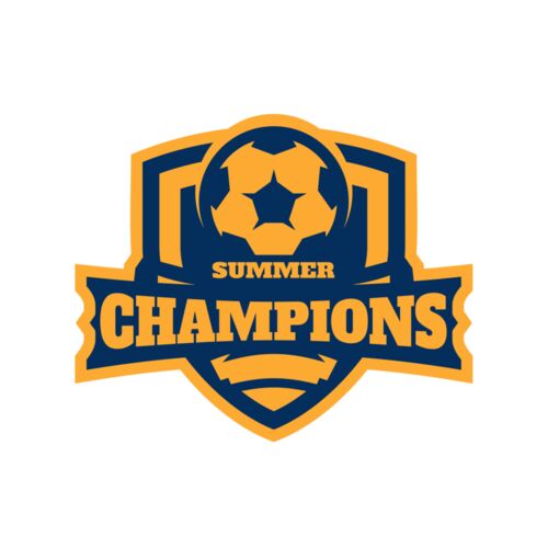 Champions Summer Soccer logo template Thumbnail