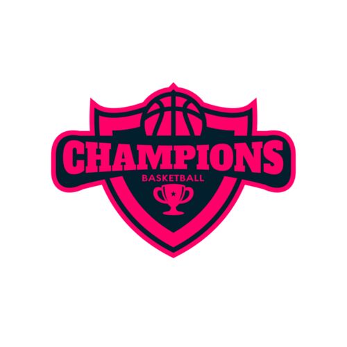 Champions Basketball League logo template Thumbnail