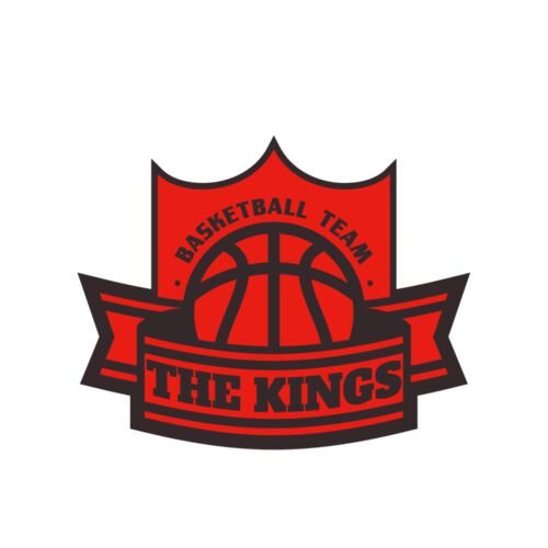 The Kings Basketball team Logo Template Thumbnail