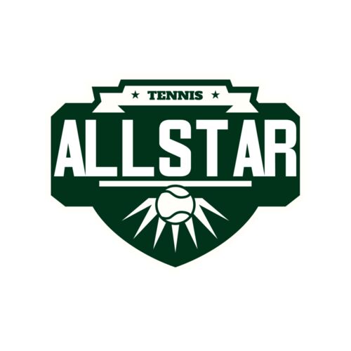 All star Tennis Logo  template Thumbnail